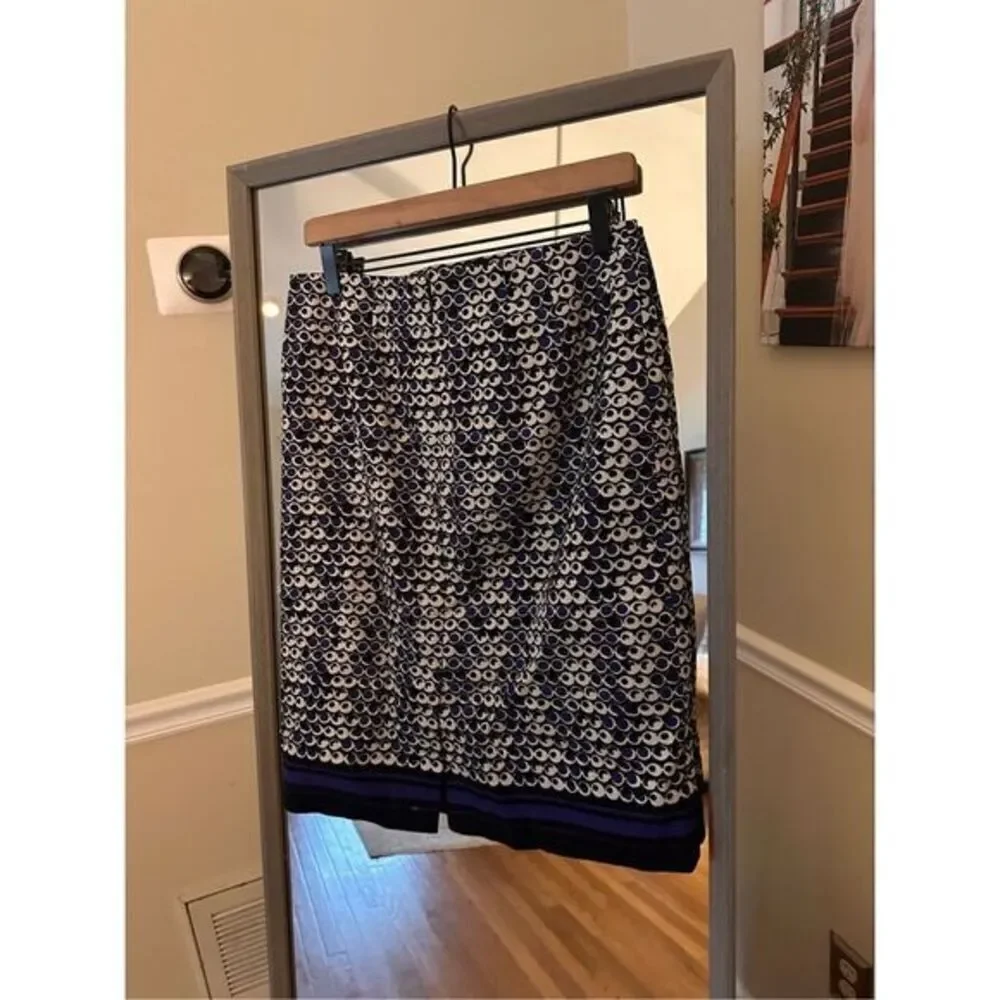 Ann Taylor Geometric Print Pencil Skirt Size 4